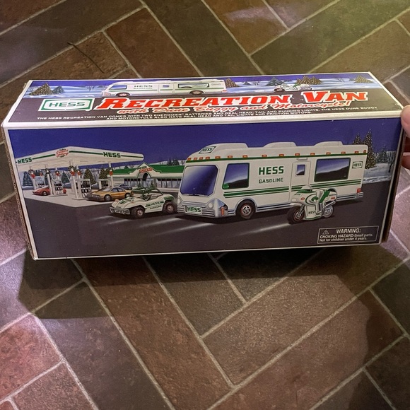 Hess Recreation Van 1998 with Box with Dune Buggie and Motorcycle - Picture 1 of 9